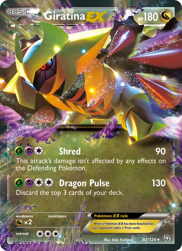 Giratina-EX, Pokémon card