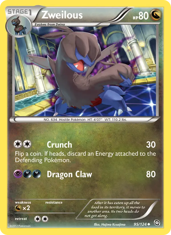 Zweilous, Pokémon card