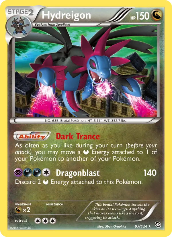 Hydreigon, Pokémon card
