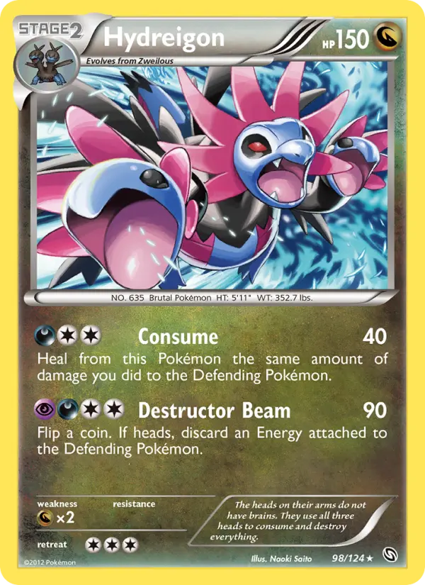 Hydreigon, Pokémon card