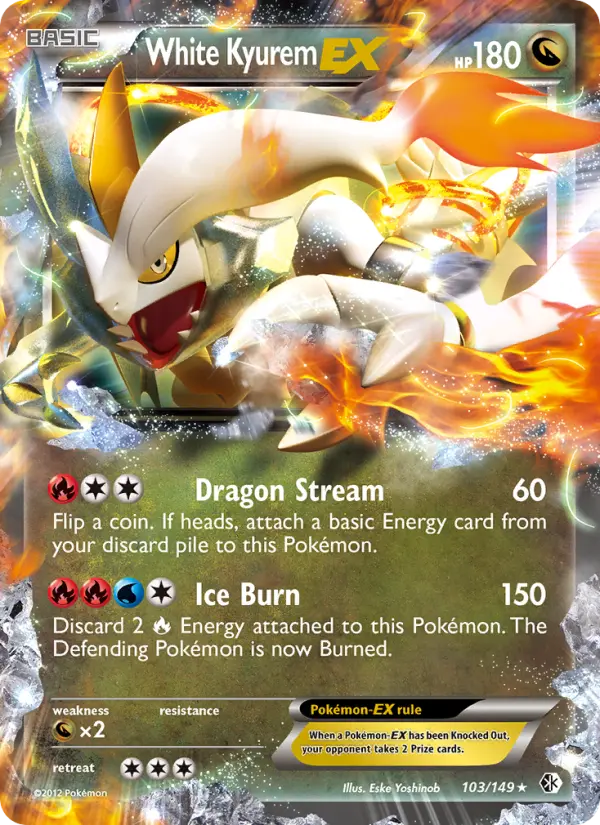 White Kyurem-EX, Pokémon card