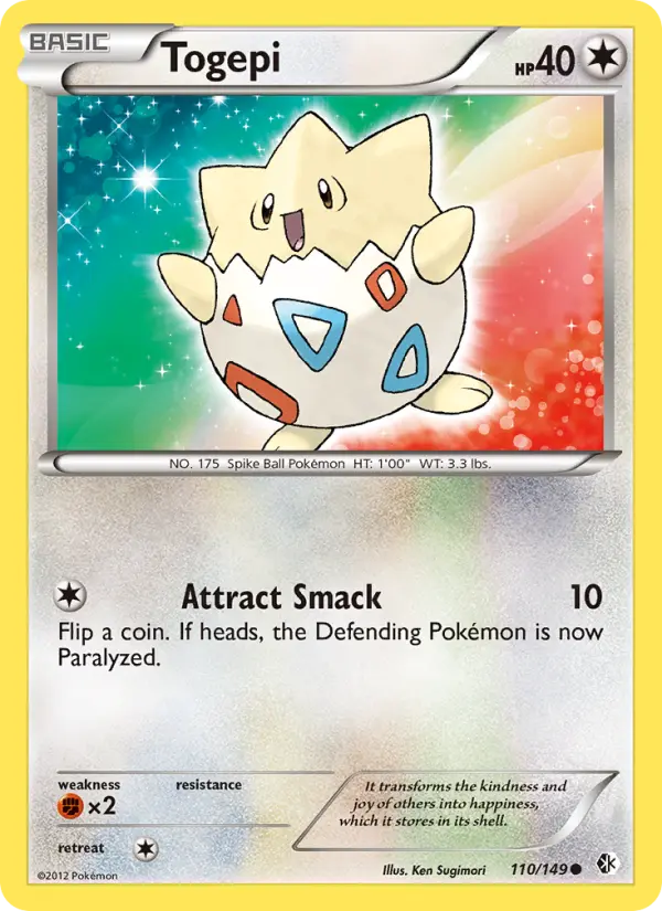 Togepi, Pokémon card