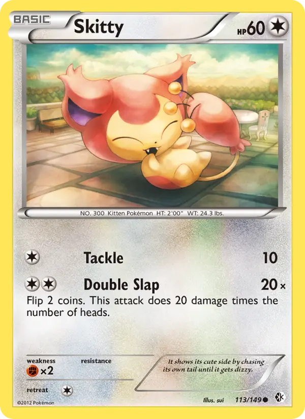 Skitty, Pokémon card