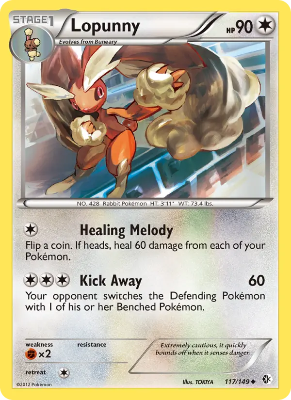 Lopunny, Pokémon card