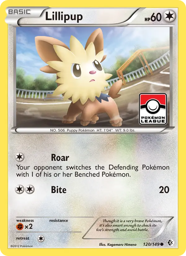 Lillipup, Pokémon card