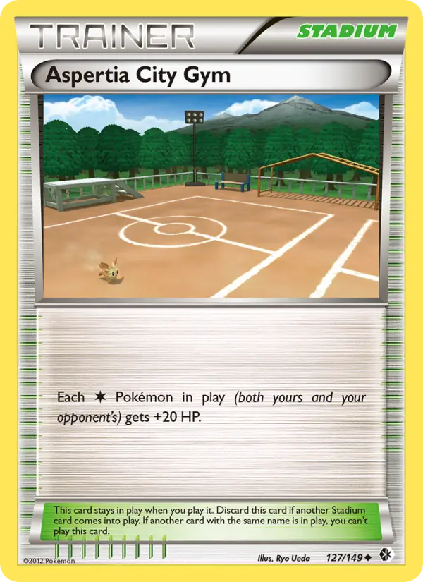 Aspertia City Gym, Pokémon card