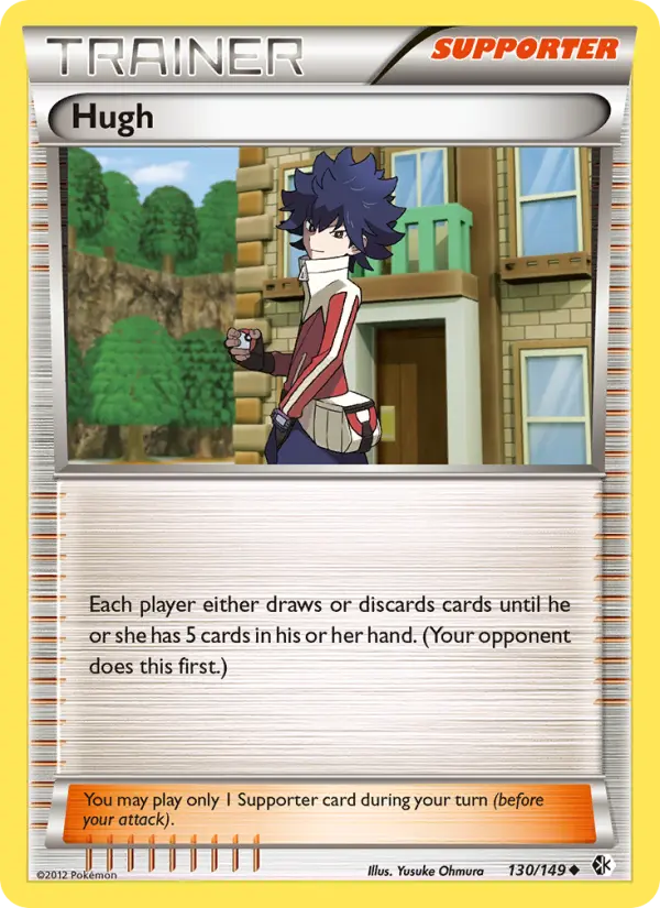 Hugh, Pokémon card