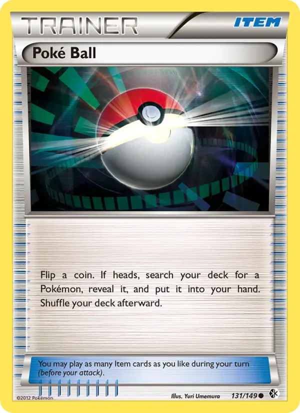 Poké Ball, Pokémon card