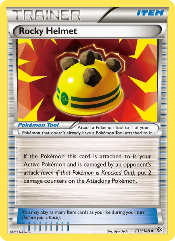 Rocky Helmet, Pokémon card