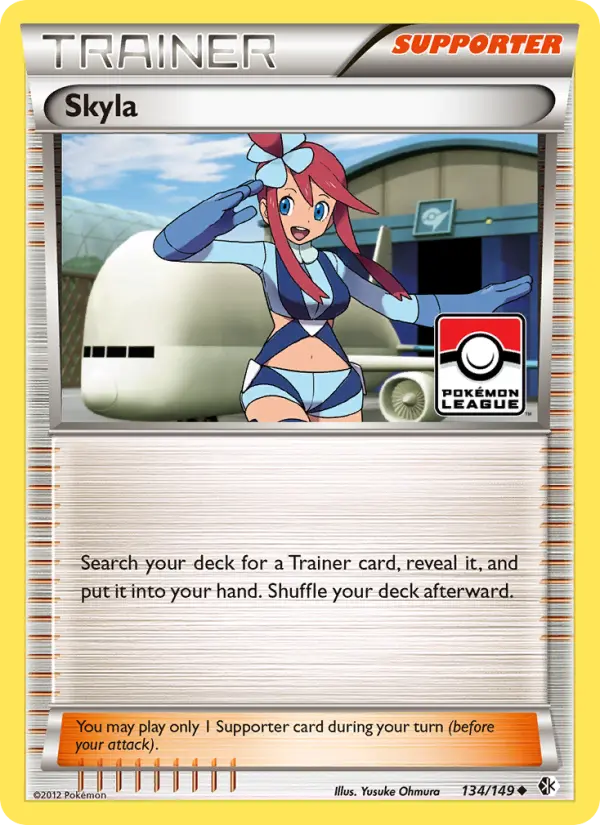 Skyla, Pokémon card