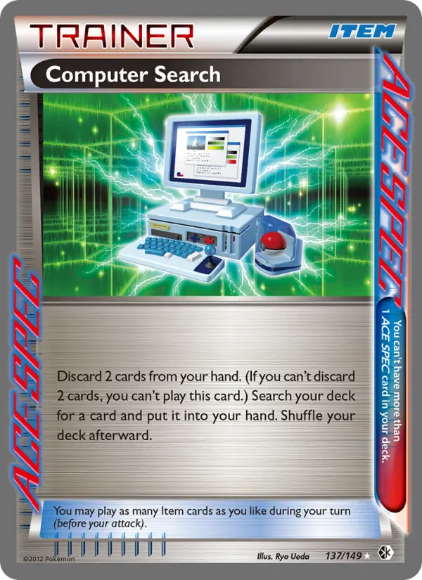 Computer Search, Pokémon card