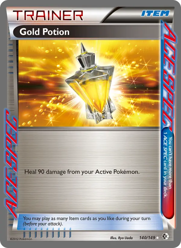 Gold Potion, Pokémon card
