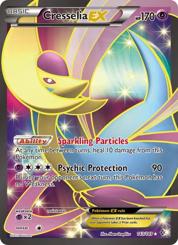 Cresselia-EX, Pokémon card