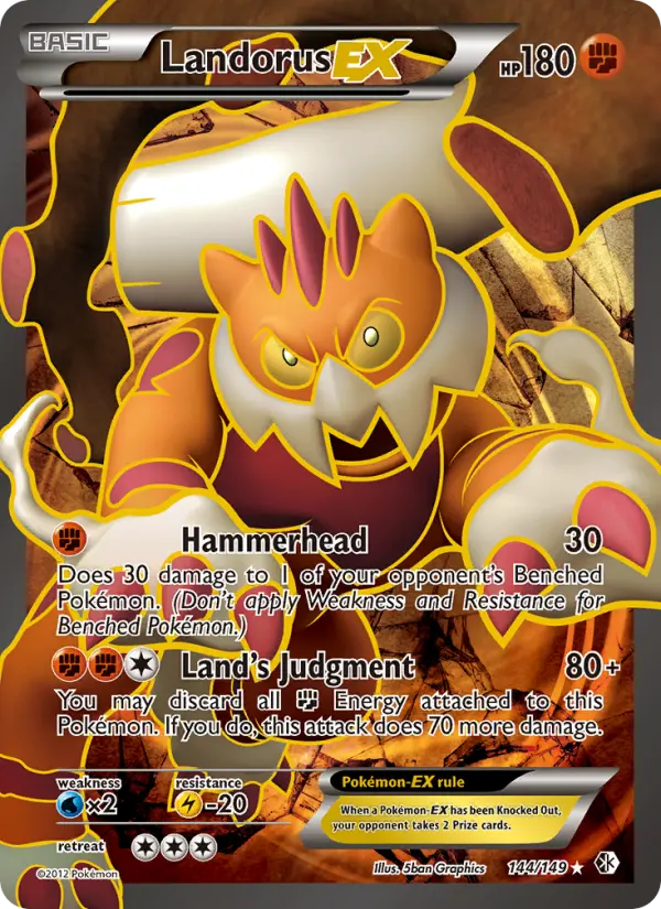 Landorus-EX, Pokémon card