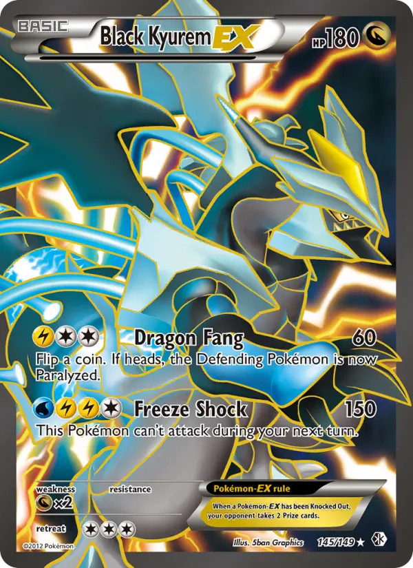 Black Kyurem-EX, Pokémon card