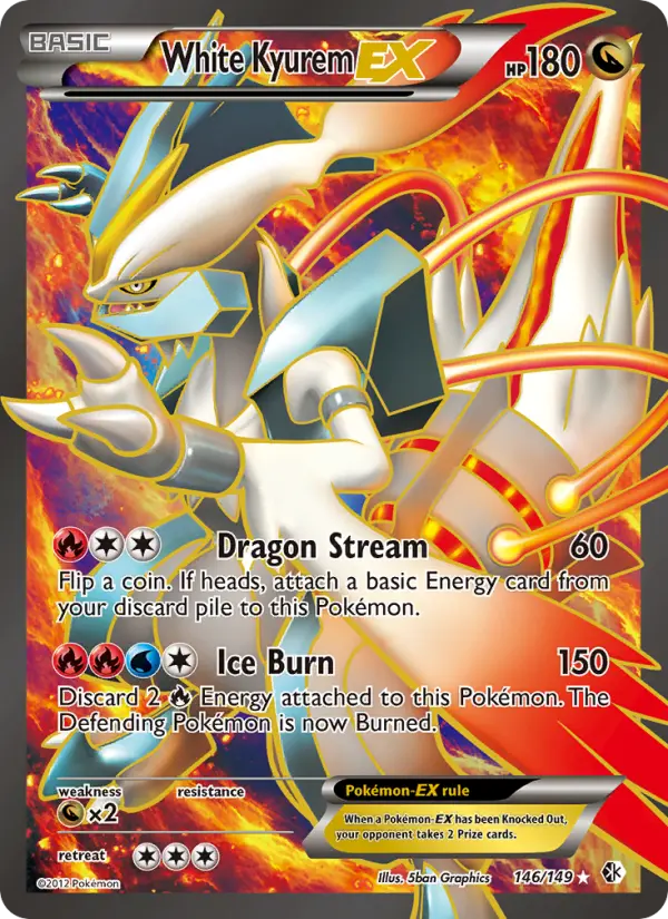 White Kyurem-EX, Pokémon card