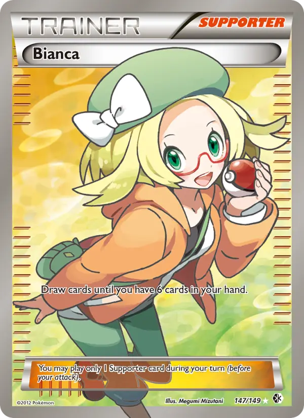 Bianca, Pokémon card