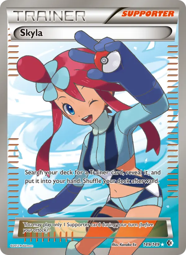 Skyla, Pokémon card