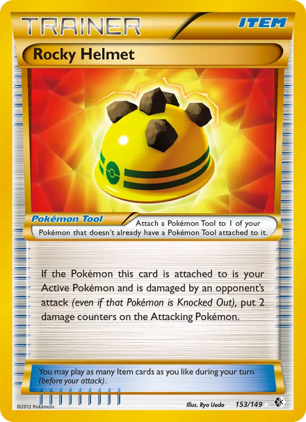 Rocky Helmet, Pokémon card