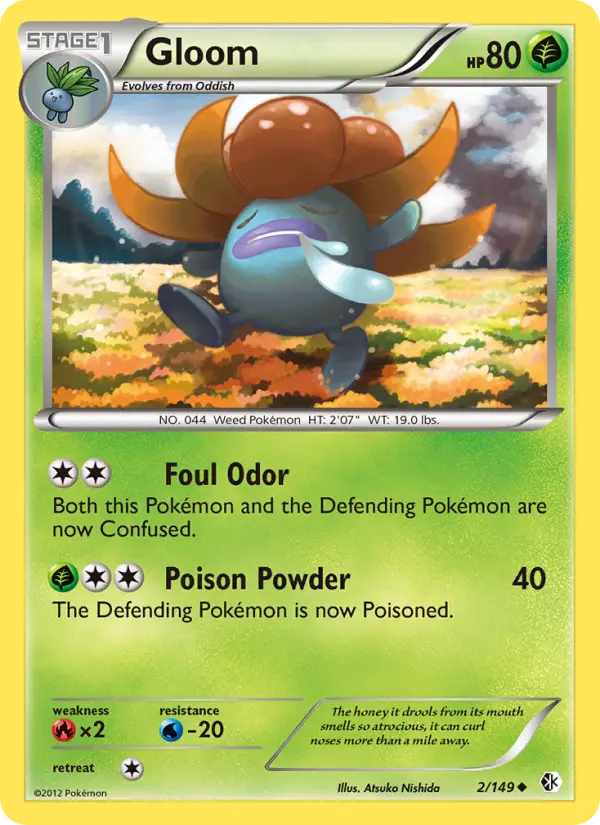 Gloom, Pokémon card