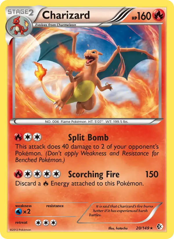 Charizard, Pokémon card