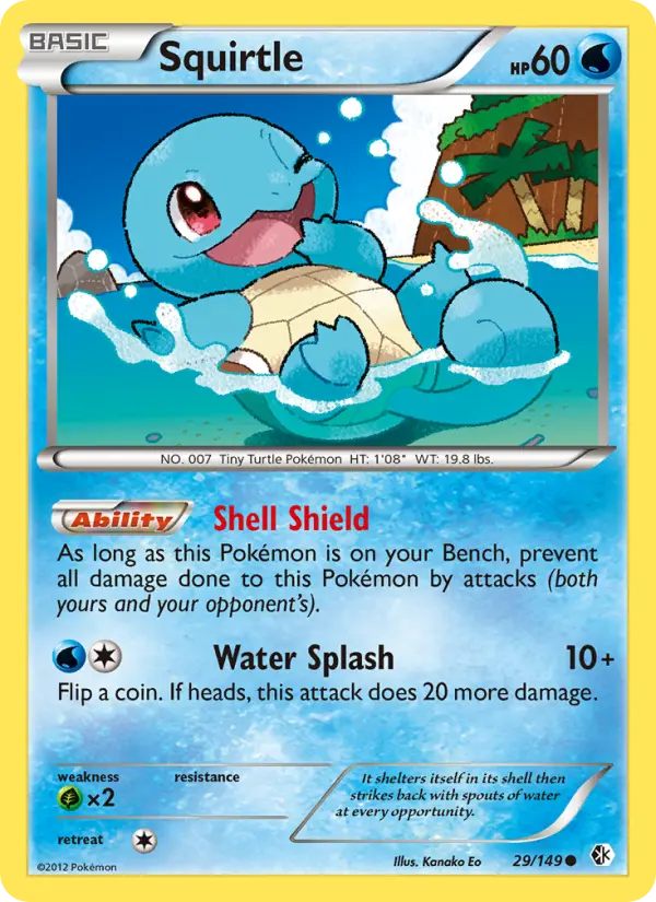 Squirtle, Pokémon card