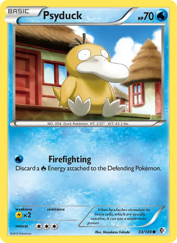 Psyduck, Pokémon card