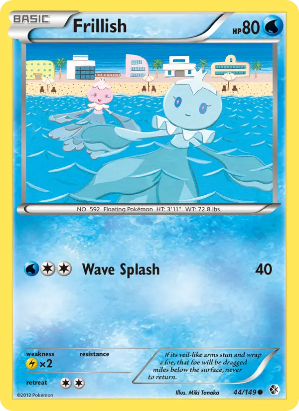 Frillish, Pokémon card