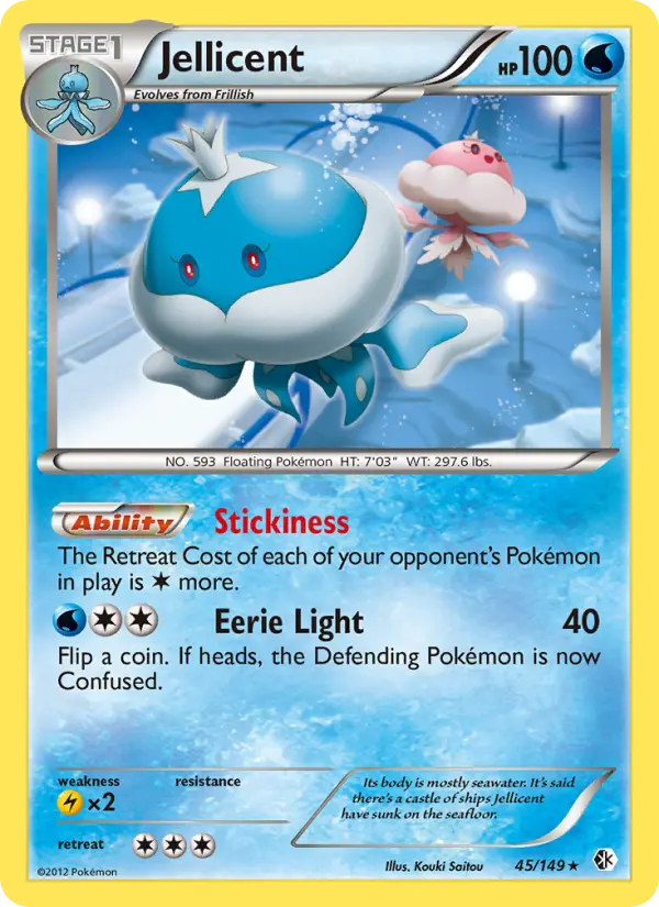 Jellicent, Pokémon card