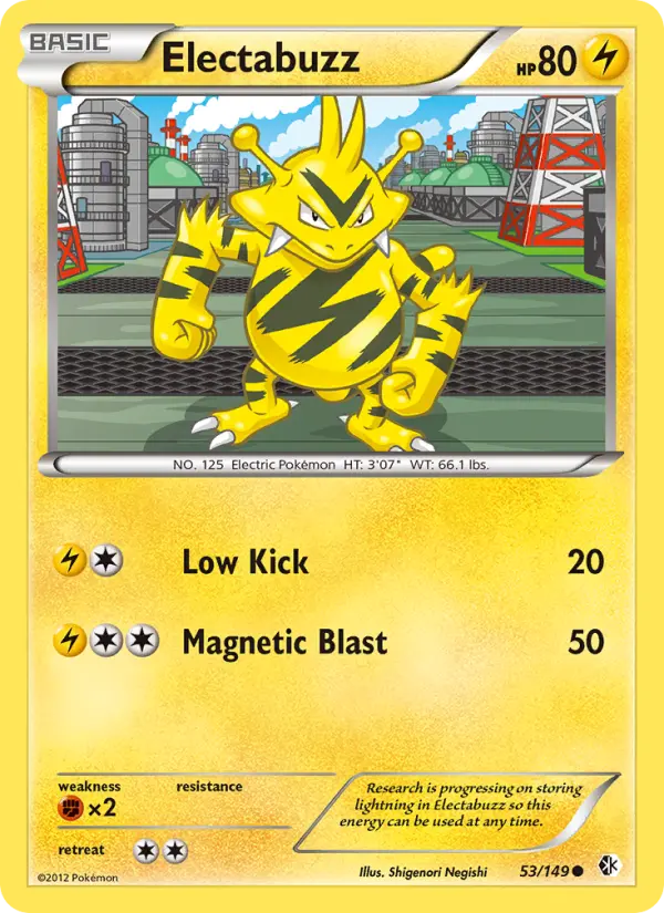 Electabuzz, Pokémon card