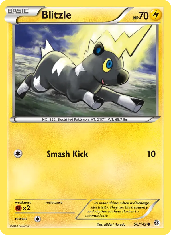 Blitzle, Pokémon card