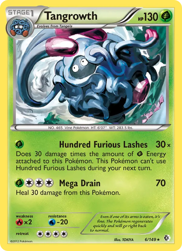 Tangrowth, Pokémon card