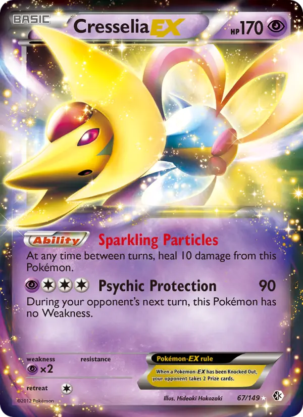 Cresselia-EX, Pokémon card