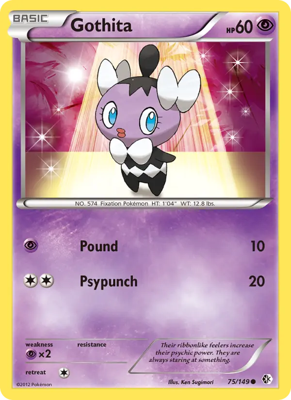 Gothita, Pokémon card