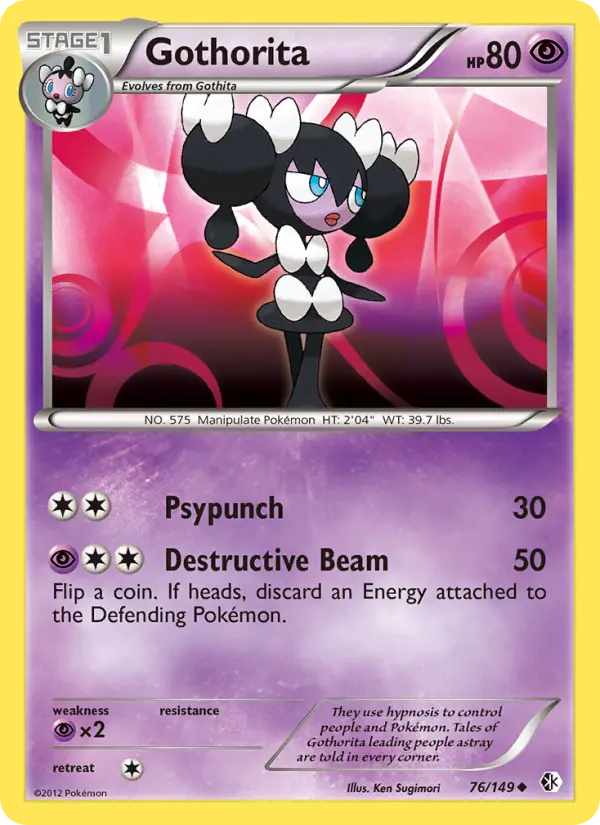 Gothorita, Pokémon card