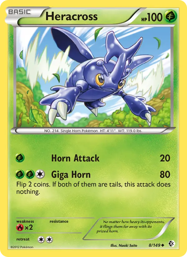 Heracross, Pokémon card