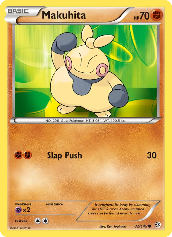 Makuhita, Pokémon card