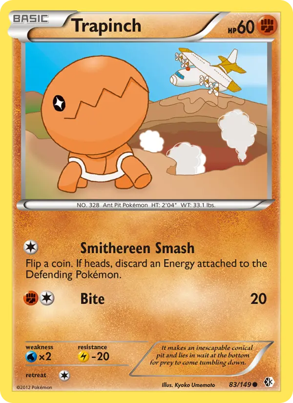 Trapinch, Pokémon card