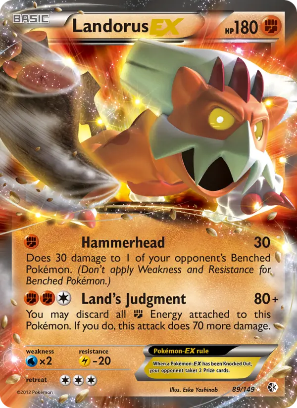 Landorus-EX, Pokémon card