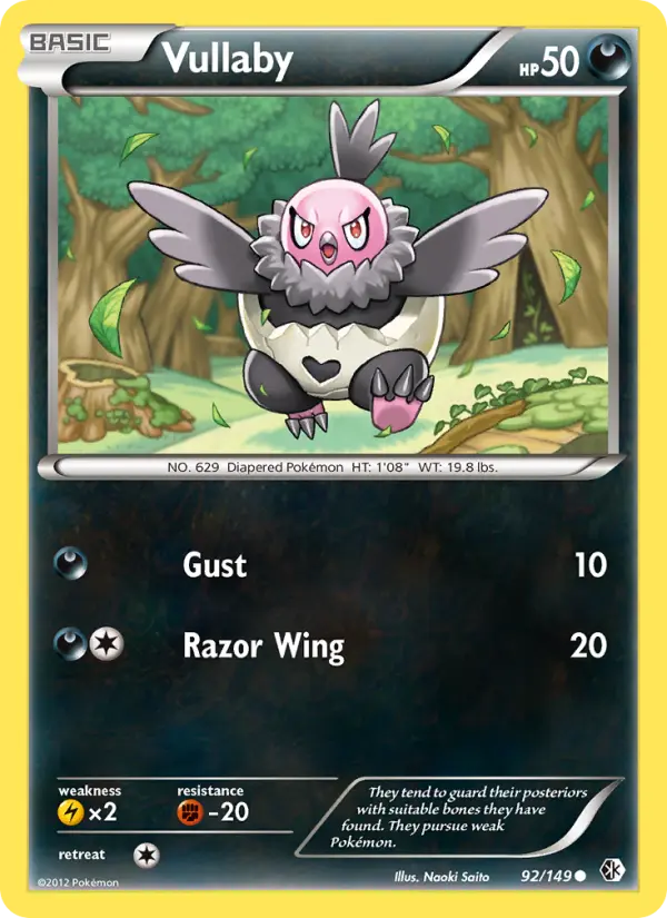 Vullaby, Pokémon card