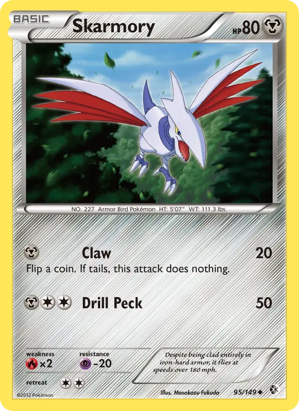 Skarmory, Pokémon card