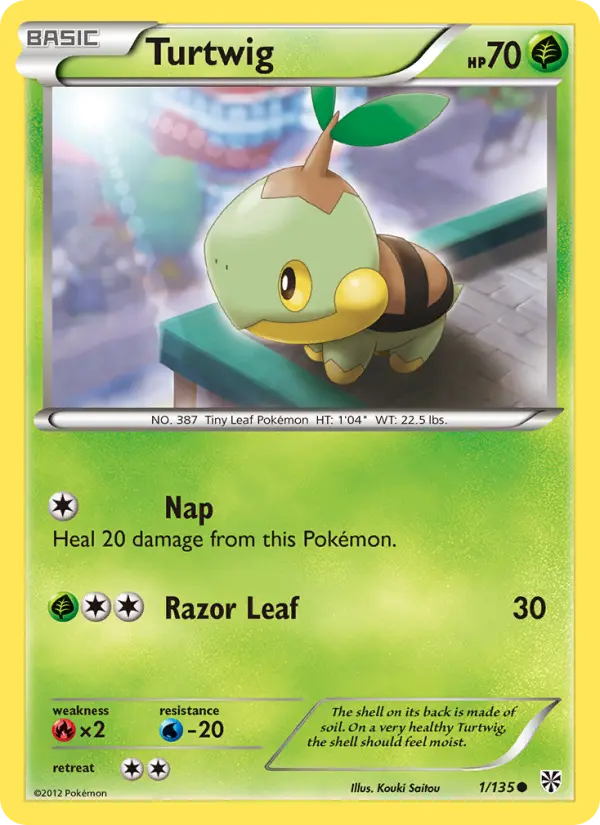 Turtwig, Pokémon card