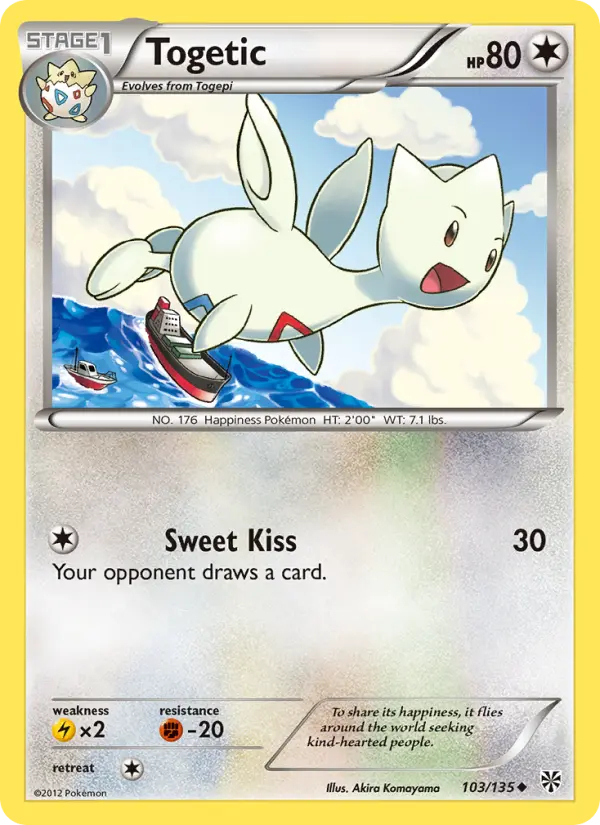 Togetic, Pokémon card