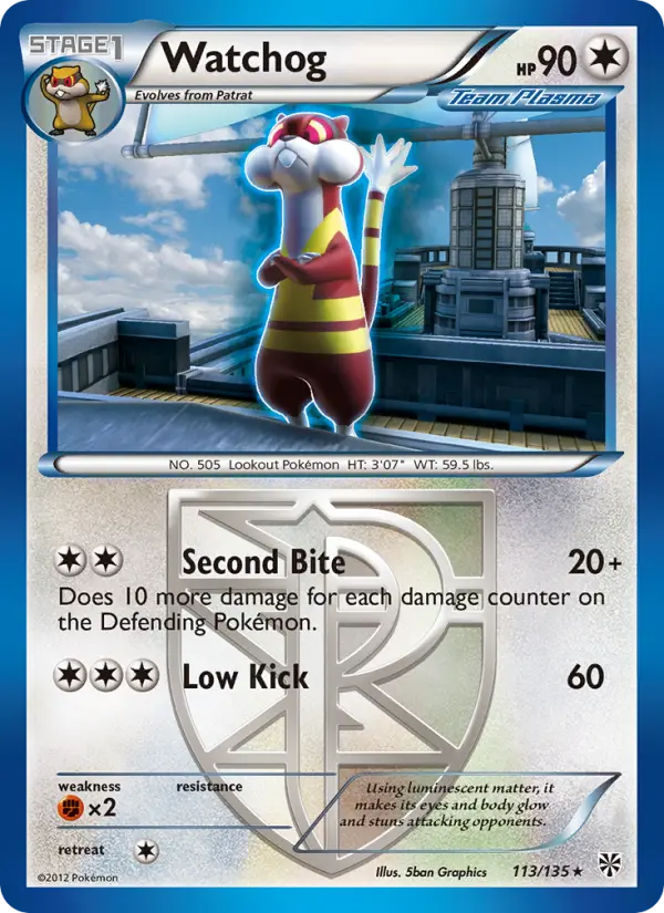 Watchog, Pokémon card