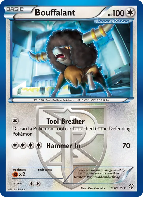 Bouffalant, Pokémon card
