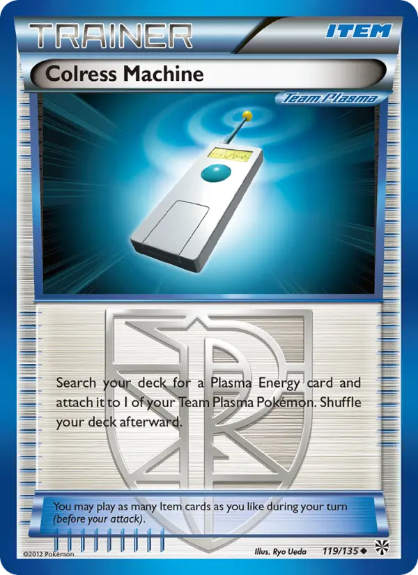 Colress Machine, Pokémon card