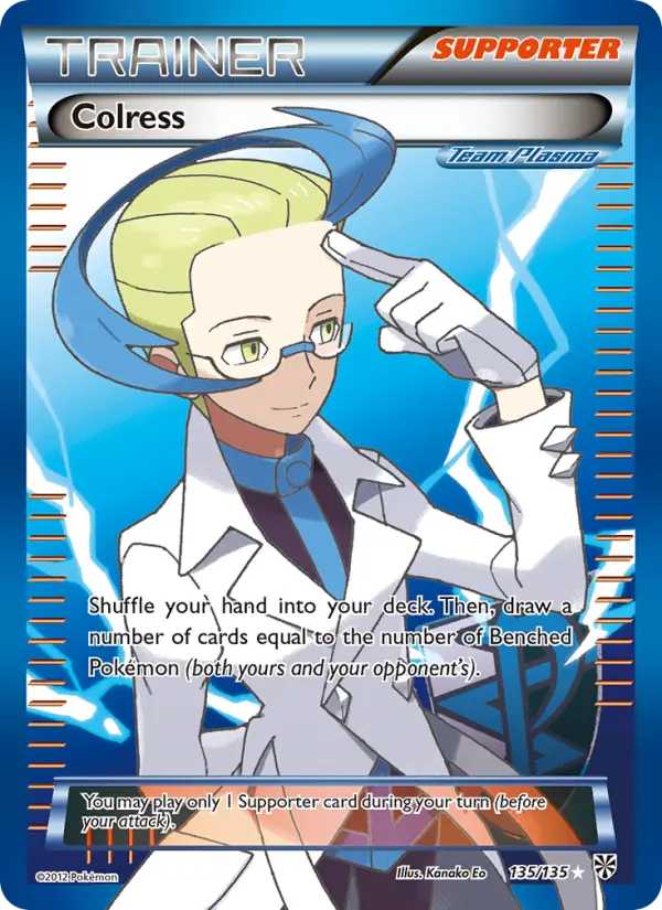 Colress, Pokémon card