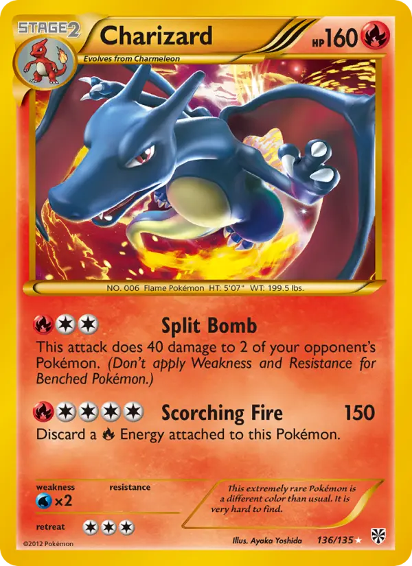 Charizard, Pokémon card