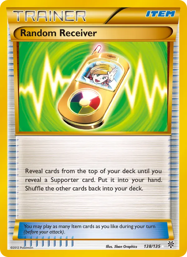 Random Receiver, Pokémon card