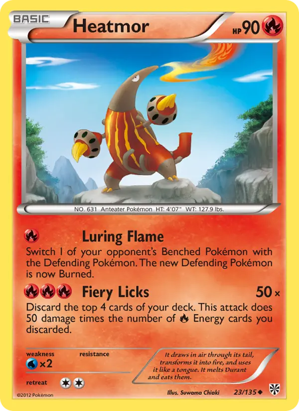 Heatmor, Pokémon card